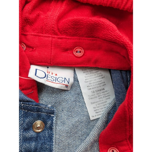 Vintage In Design Jean Jacket W/Hood - Picture 3 of 4